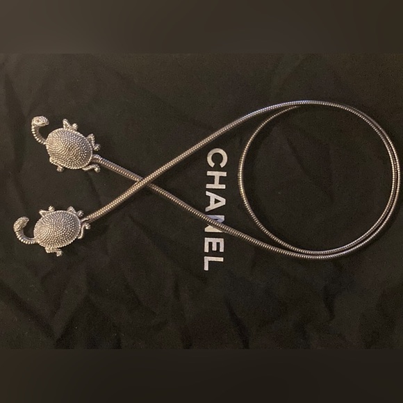 Accessories - Silver Turtle Belt Hook Elegant Turtles Lovers Shiny